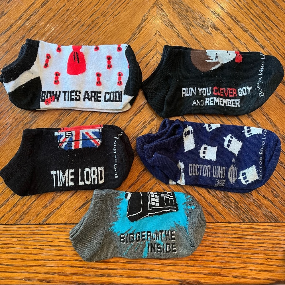 5 Pairs of Doctor Who Socks Matt Smith Bow Ties Are Cool BBC